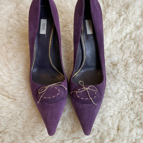 PRADA SUEDE PUMPS - Size 39.5 - Picture 4 of 11